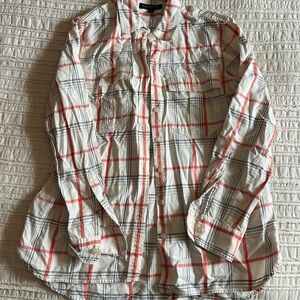 Banana Republic plaid button down shirt